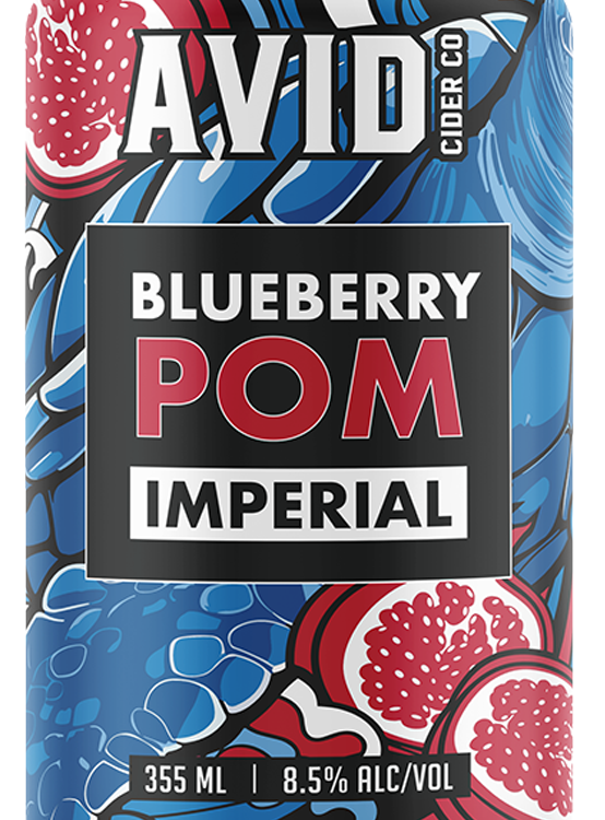 Avid Cider Blueberry POM (355ml Can)